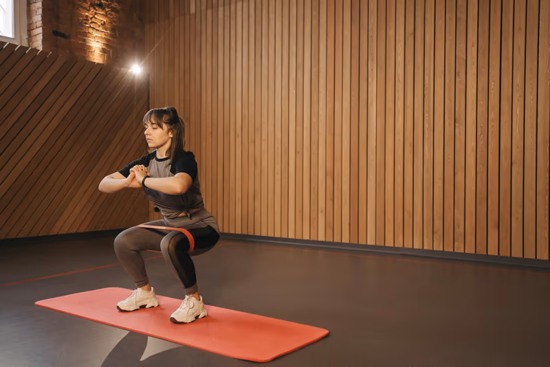 Sportler beim strukturierten Krafttraining nach individuellem Trainingsplan